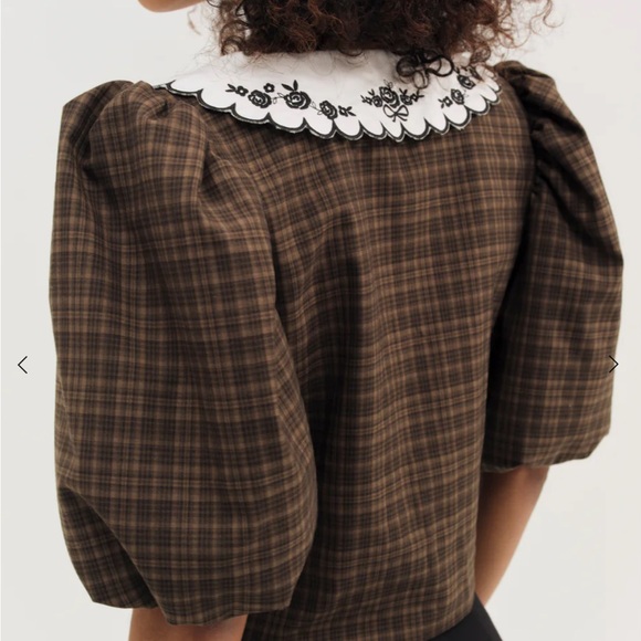 For Love and Lemons University Plaid Top - Picture 3 of 12